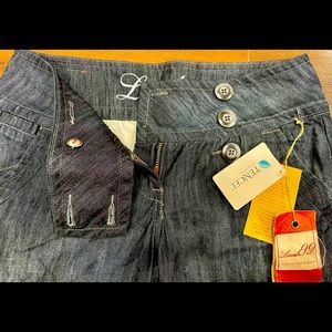 Premium Level 99 Denim Culotte Shorts New W/Tags!
